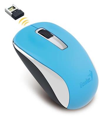 GENIUS Wireless myš NX-7005, USB, modrá, 1200dpi, BlueEye