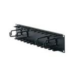 Horizontal Cable Organizer 2U w/cable fingers