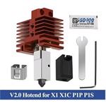 Hotend s vyměnitelnou tryskou pro Bambu Lab P1S, P1P, X1, X1C, X1E