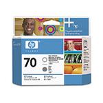 HP č.70 gloss enhancer a šedá tisk hlava, C9410A