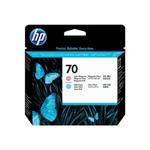 HP č.70 sv. azurová a sv. purpurová tisk hlava, C9405A