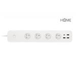iGET HOME Power 4 USB - Smart WiFi prodlužovací přívod 4x AC 230V s 4x USB portem a měřením spotřeby