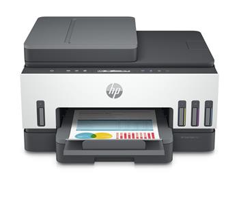 HP All-in-One Ink Smart Tank 750 (A4, 15/9 ppm, Duplex,USB, Wi-Fi, Print, Scan, Copy, ADF) (6UU47A)