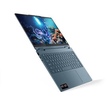 Lenovo YOGA 7 2-in-1 RyzenAI 5 340/16GB/1TB SSD/14"/WUXGA/OLED/Touch/120Hz/až600nitů/Pero/OnSite/WIN11 Home/modrozelen (83JR003HCK)