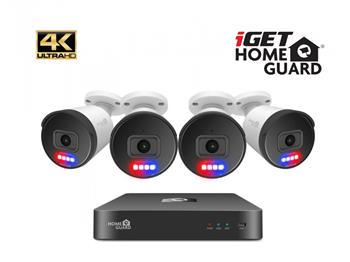 iGET HOMEGUARD HGNVK88504 - PoE 4K UltraHD NVR CCTV 8CH + 4x kamera (75020562)