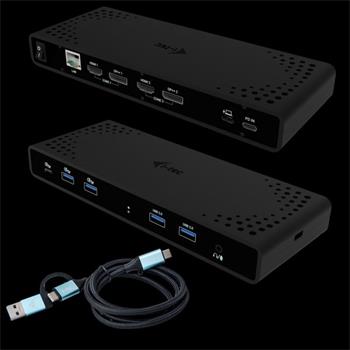 I-tec Universal Dual 4K Display Docking Station, Power Delivery 85W (CADUA4KDOCKPDB)