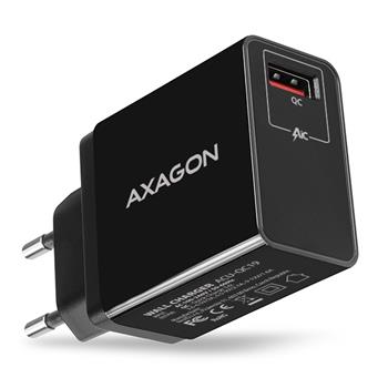 AXAGON ACU-QC19, QUICK nabíječka do sítě, 1x port QC3.0/AFC/FCP/SMART, 19W (ACU-QC19)