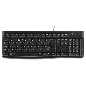 Logitech klávesnice K120, CZ/SK, USB, černá (920-002485)