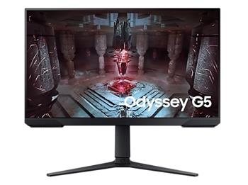 SAMSUNG MT LED LCD Gaming Monitor 27" Odyssey G5 G51C VA,1ms,165Hz,2560x1440,300cd/m2,2xHDMI,DP,Pivot,Height Adjust.,Ti (LS27CG510EUXEN)