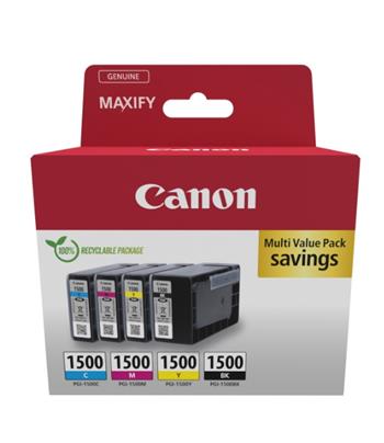 Canon cartridge INK PGI-1500 BK/C/M/Y MULTI / 1x 12,4ml + 3x4,5ml (9218B006)