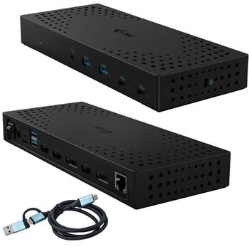 I-tec USB 3.0 / USB-C / Thunderbolt, 3x 4K Docking Station Gen 2 + Power Delivery 100W (CATRIPLE4KDOCKPD2)