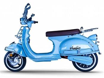 ViaGo Bologna Classic, světle modrá, 2000W, 45Km/h, 50Km dojezd, včetně baterie (BUMBLEBEE)