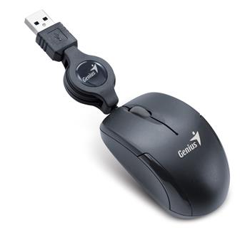 GENIUS Micro Traveler V2/ drátová/ 1200 dpi/ USB/ černá (31010125105)