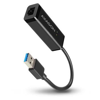 AXAGON ADE-SR, USB3.0 Type-A - externí Gigabit Ethernet adaptér, auto install (ADE-SR)