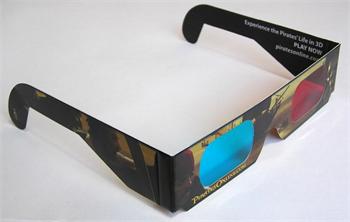 3D brýle - papírové, Red-Cyan, Pirates of the Caribbean Online in 3D (BR3DPAPP)