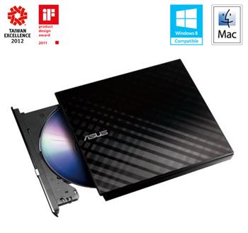 ASUS SDRW-08D2S-U LITE BLACK externí + soft (90-DQ0435-UA161KZ)