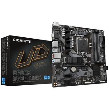 GIGABYTE MB Sc LGA1700 B760M DS3H DDR4, Intel B760, 4xDDR4, 1xDP, 1xHDMI, 1xD-Sub (B760M DS3H DDR4)