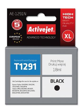 ActiveJet inkoust Epson T1291 Black SX525/BX320/BX625 new AE-1291N (EXPACJAEP0203)