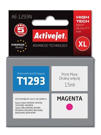 ActiveJet inkoust Epson T1293 Magenta SX525/BX320/BX625 new AE-1293 (EXPACJAEP0205)