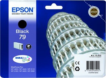 EPSON cartridge T7911 black (šikmá věž) (C13T79114010)