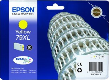 EPSON cartridge T7904 yellow (šikmá věž) XL (C13T79044010)