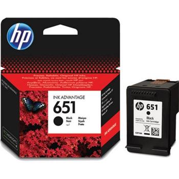 HP Ink Cartridge 651/Black/600 stran (C2P10AE)