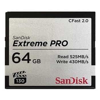 SanDisk Extreme Pro CFAST 2.0 64 GB 525 MB/s VPG130 (SDCFSP-064G-G46D)