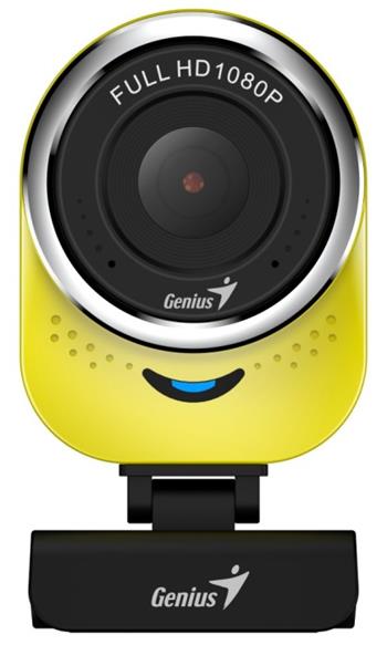 GENIUS webová kamera QCam 6000/ žlutá/ Full HD 1080P/ USB2.0/ mikrofon (32200002403)