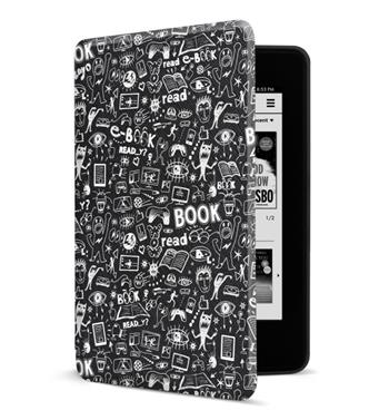 CONNECT IT Doodle pouzdro pro Amazon NEW Kindle Paperwhite 4 (2018), černé (CEB-1043-BK)