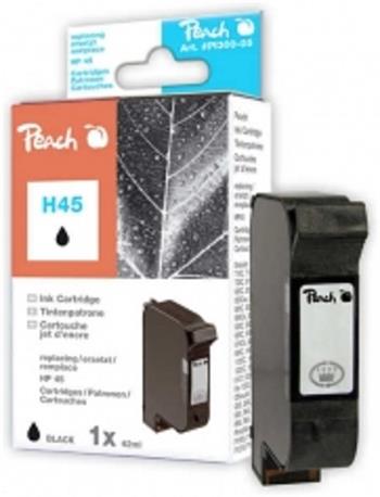PEACH kompatibilní cartridge HP 51645A No.45, Black, 44 ml (310555)