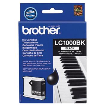 Brother LC-1000Bk (ink. černý, 500 str. @ 5%) pro DCP-330C,DCP-540CN (LC1000BK)