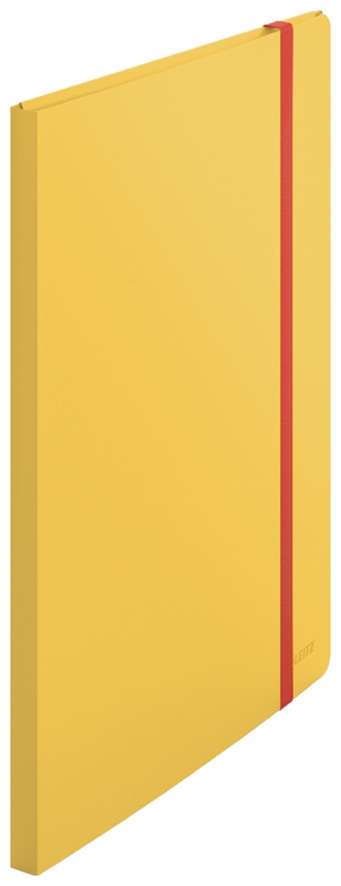LEITZ Katalogová kniha Cosy A4, PP, 20 kapes, teplá žlutá (46700019)
