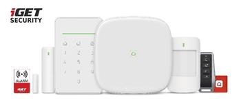 iGET SECURITY M5-4G Premium - Inteligentní bezdrátový 4G LTE/WiFi/Ethernet/GSM zabezpečovací systém s ovládáním IP kame (75020652)