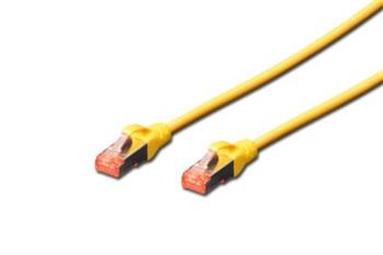 Digitus Patch Cable, S-FTP, CAT 6, AWG 27/7, LSOH, Měď, žlutý 10m (DK-1644-100/Y)