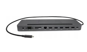 I-tec USB-C Metal Ergonomic 4K 3x Display Docking Station with Power Delivery 85W + i-tec Universal Charger 100W (bundl (C31FLATPRO100)