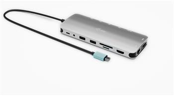i-tec USB-C Metal Nano 3x Display Dock, 2x HDMI 1x USB-C video, PD 140W + i-tec Universal Charger 140 W (C31NANOTRIPLED140)