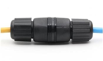 OPTIX Stíněná vodotěsná RJ45 kabelová spojka, krytí IP-67 (RJ45-SP-ST)