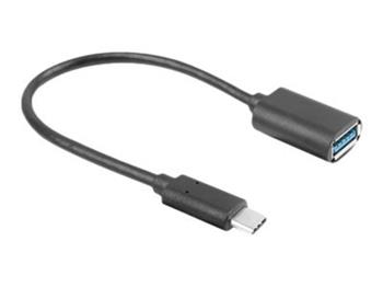 adapter USB-C (M) na USB3.1-A (F), 15cm, OTG, Lanberg (AD-UC-UA-04)