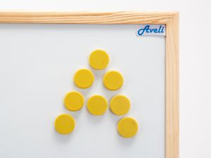 AVELI Set magnetů, žlutá barva (XRT-00100)