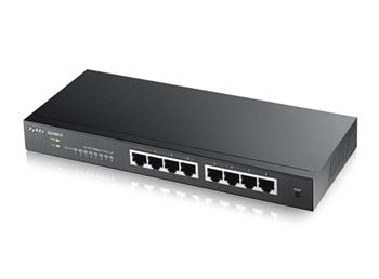 Zyxel GS1900-8 v2, 8 port GbE L2 smart switch, desktop, fanless (GS1900-8-EU0102F)