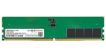 Transcend paměť 32GB DDR5 4800 U-DIMM (JetRam) 2Rx8 2Gx8 CL40 1.1V (JM4800ALE-32G)