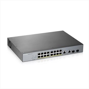Zyxel GS1350-18HP, 18 Port managed CCTV PoE switch, long range, 250W (1 year NCC Pro pack license bundled) (GS1350-18HP-EU0101F)