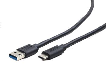 GEMBIRD CABLEXPERT Kabel USB 3.0 AM na Type-C kabel (AM/CM), 1m, černý (CCP-USB3-AMCM-1M)