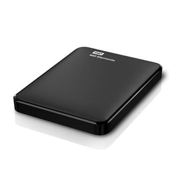 WD Elements Portable 1TB Ext. 2.5" USB3.0, Black (WDBUZG0010BBK-WESN)