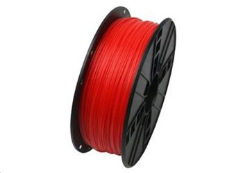GEMBIRD ABS, 1,75mm, 1kg, fluorescentní, červená (3DP-ABS1.75-01-FR)