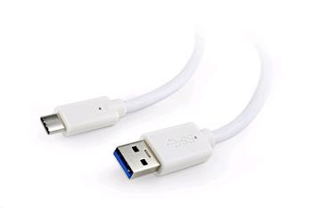 GEMBIRD CABLEXPERT Kabel USB 3.0 AM na Type-C kabel (AM/CM), 1m, bílý (CCP-USB3-AMCM-1M-W)
