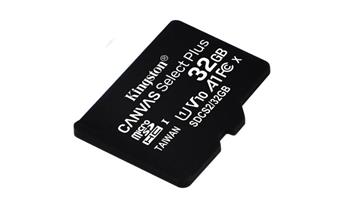 KINGSTON 32GB microSDHC CANVAS Plus - bez adaptéru (SDCS2/32GBSP)