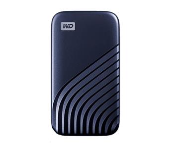 SanDisk WD My Passport SSD externí 500GB , USB-C 3.2 ,1050/10000MB/s R/W PC & Mac ,Midnight Blue (WDBAGF5000ABL-WESN)