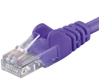 Premiumcord Patch kabel CAT6a S-FTP, RJ45-RJ45, AWG 26/7 0,25m fialov (sp6asftp002V)