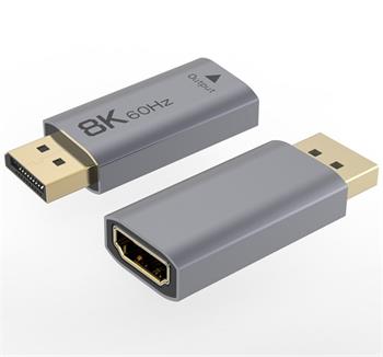 PremiumCord adaptér DisplayPort - HDMI, 8K@60Hz, 4K@144Hz Male/Female, pozlacené konektory (kportad30)